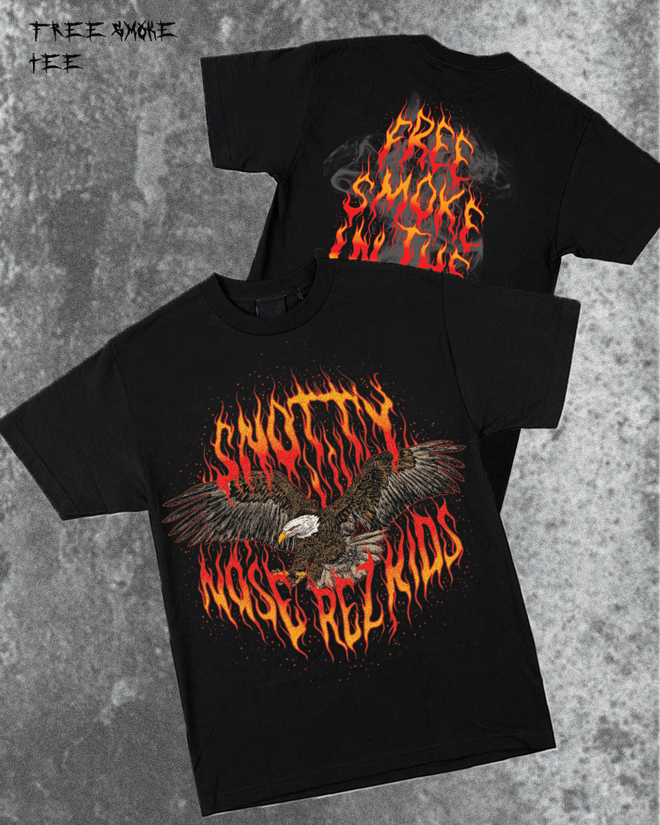 Free Smoke' Tee – Snotty Nose Rez Kids Merch Store